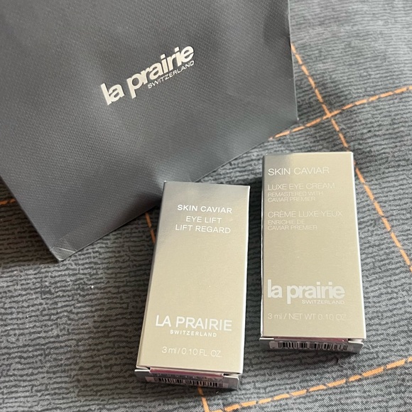 La Prairie cavier cream eye lift set x2 new - Picture 1 of 7
